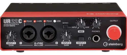 Ur22c Recording Pack Yamaha Steinberg (interface+ Mic+Fone