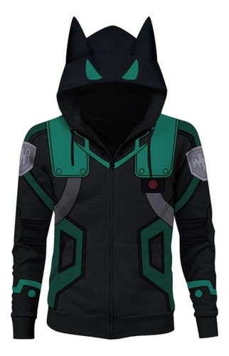 Traje De Lucha Largo Green Valley De My Hero Academy 3d Hot