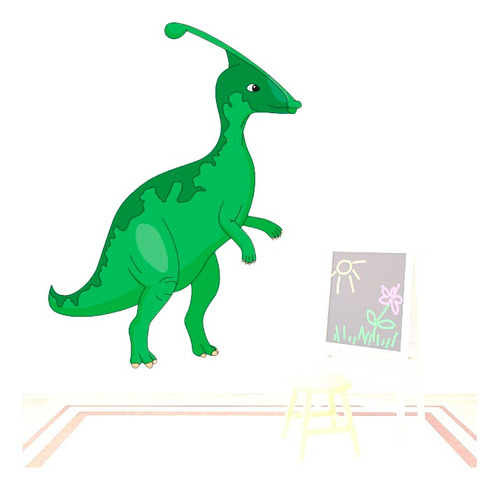 Vinilo Adhesivo Pared Infantil Dinosaurio 97cms Full Color