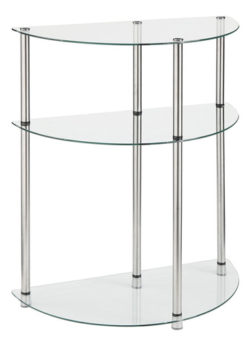 Designs2go Classic Glass - Mesa De Entrada De 3 Niveles...