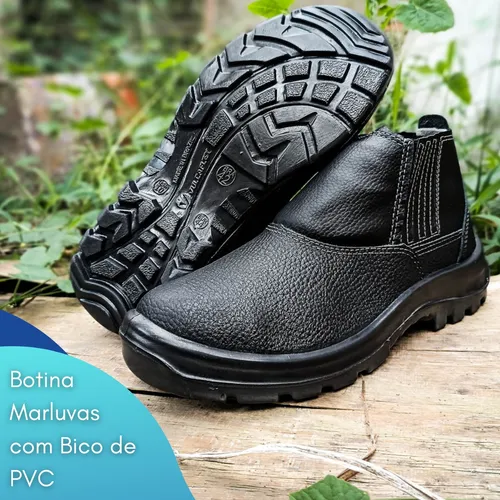 Bota Botina De Seguran a Masculina Marluvas Com Bico Pvc Epi
