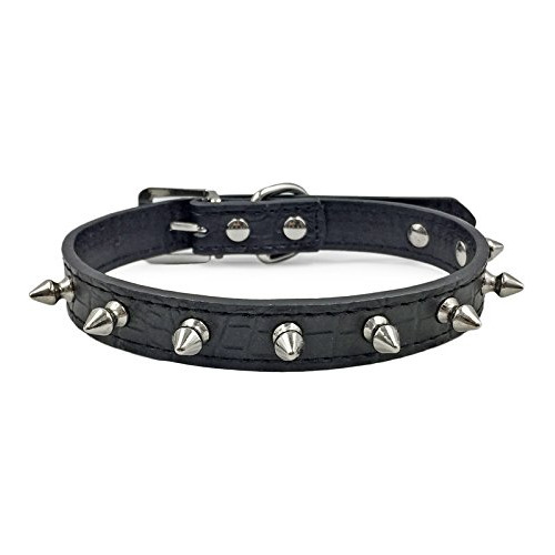 Lesypet Spike - Collar De Cuero Para Perro, Collar De Perro