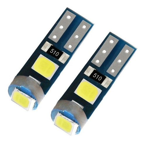 4x Muelitas Led T5 Alto Brillo Para Tablero Blanca Azul Roja