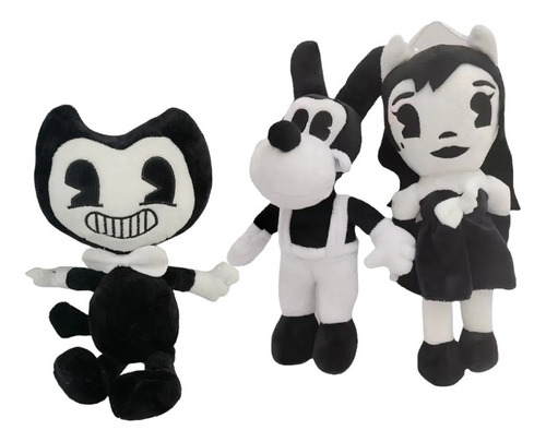 Peluches Boris Alice  O Bendy  And The Ink Machine 30 Cm X 3