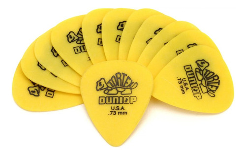 Uñetas Dunlop Tortex Standard 0.73 Pack 12 Unidades