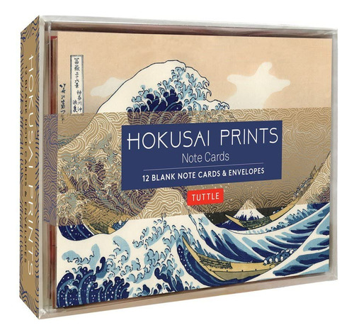 Hokusai Prints Note Cards: 12 Blank Note Cards & Envelopes (