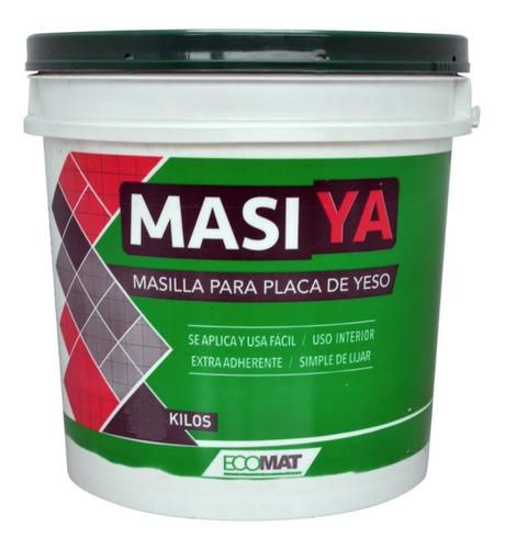 Masilla Para Durlock Masiya! 15kg Ecomat