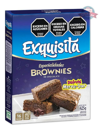 Brownie De Chocolate X425gr Exquisita