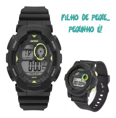 Kit Relógio Mormaii Filho De Peixe Peixinho É!