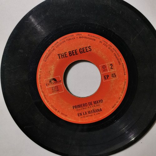 Disco 45 Rpm: The Bee Gees- Melody Fair/da Lo Mejor