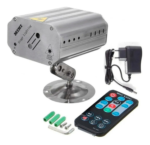 Imagen 10 de 10 de Mini Proyector Luz Láser 14 Efectos Patrones Rítmico Fiestas