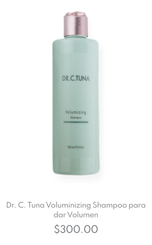 Shampoo Volumizing - Dr C Tuna -shampoo Para Volumen Capilar