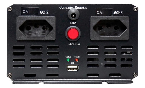 Inversor Tensão Carregador Bateria 12v/127v Flach Ifc3000-3