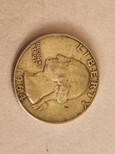 Moneda De Plata Cuarto De Dolar (Usado)