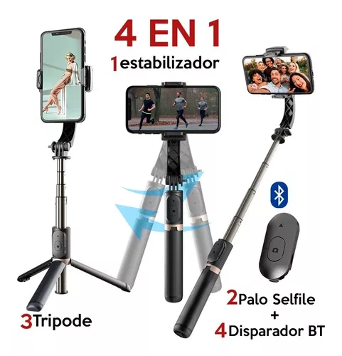 Palo selfie estabilizador bluethooth extensible con mando a