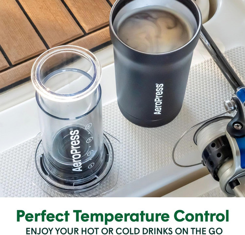 Cafeteira Aeropress Go Plus Portátil Para Viagens Preta