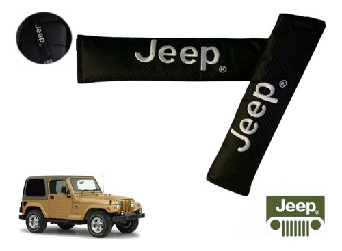 Par Almohadillas Cubre Cinturon Jeep Wrangler 2.5 2000