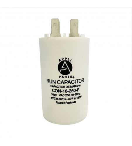 Condensador/ Capacitor De Marcha 16 Mfd 250vac Cuerpo 