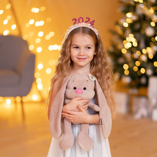 Diadema Con Purpurina Para Fiesta De Año Nuevo, 4 Unidades,
