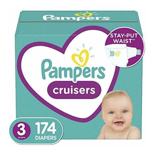 Pañales - Pampers Cruisers - Talla 3 - X174 Unidades 