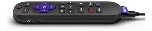 Roku Voice Remote Pro: Controlador Recargable Con Voz Y Luz