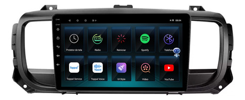 Multimidia Scudo 9p Qled Android Carplay 2gb 32gb