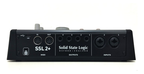 Interface De Áudio Solid State Logic Ssl 2+ Mkii 2x4 Usb