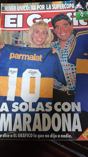Maradona,confesandose Con El Grafico