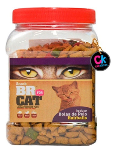 Snack Para Gatos Br Bombonera Bola De Pelo Control 350 Gr