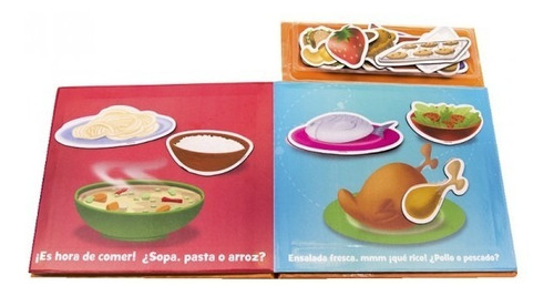 Mini Libro Magnetico Comida Saludable Mickey