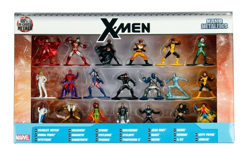 X-men 20 Figuras Nano Metalfigs Jada Marvel Original Diecast