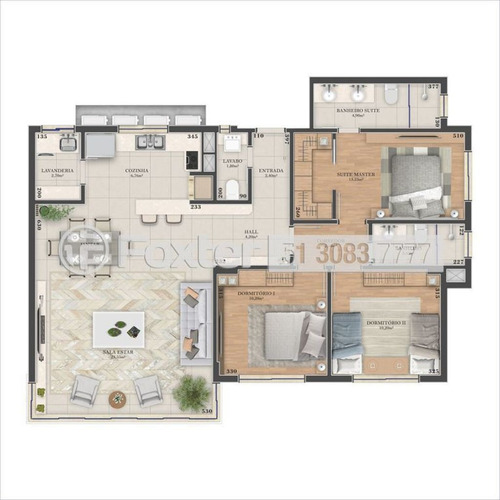 Imagem 3 de 11 de Apartamento, 3 Dormitórios, 112.33 M², Centro - 178387