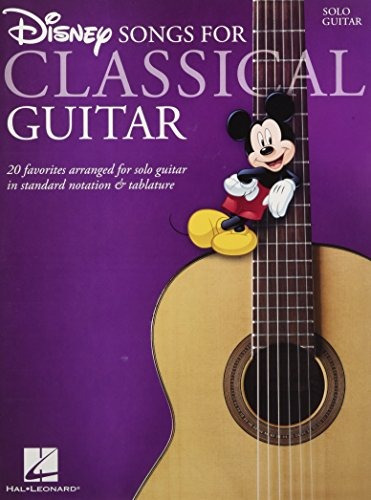 Disney Songs For Classical Guitar Standard Notation  Y  Tab