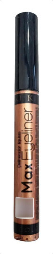 Delineador Líquido Para Ojos Max Eyeliner Kj Original Color 38 Bronce Metalico