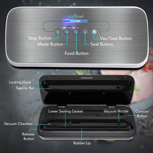 Sistema De Sellado Al Vacío Automático Nutrichef Pkvs