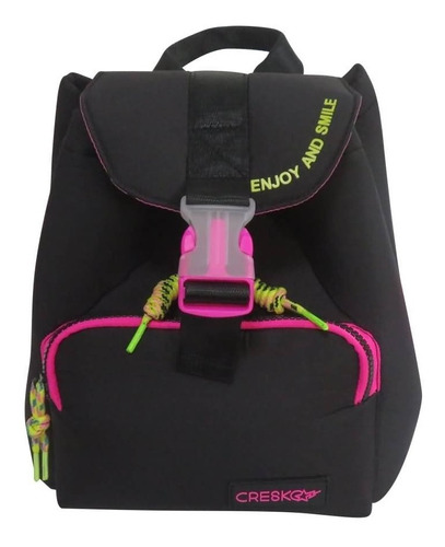 Mochila Mini Smile Cresko Adultos Adolescentes Espalda 26x24