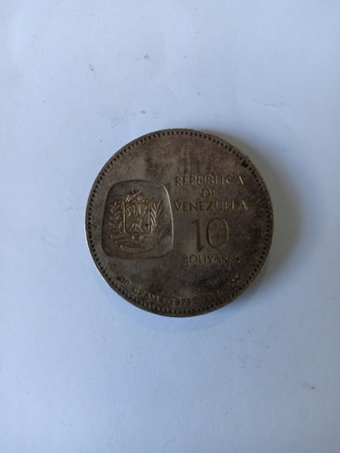 Antiguo Doblon De Plata 1973 Conmemorativo! Oferta! (Usado)