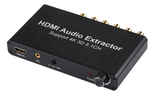 Extractor De Decodificador De Audio 4k 3d Hdmi 5.1 Canales