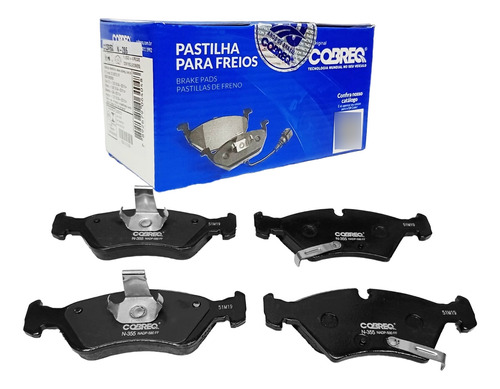 Kit X4 Pastillas De Freno Cobreq Chevrolet Meriva 1.8