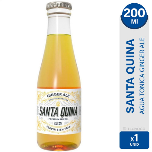 Santa Quina Ginger Ale Agua Tonica - 01mercado