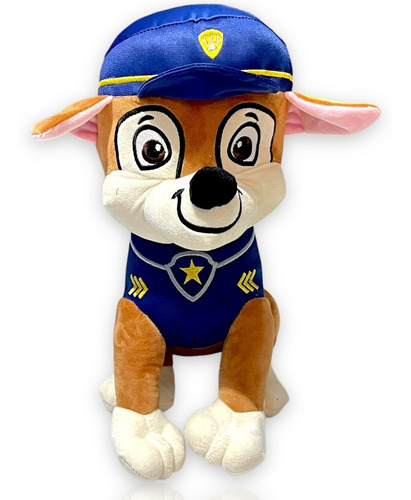 Peluche Chase Paw Patrol Policia 40 Cm Calidad Premium
