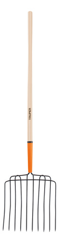 Bieldo Para Estiercol 10 Dientes Mango Largo 122cm Truper