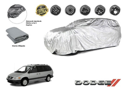 Funda Car Cover Afelpada Premium Dodge Caravan 3.0l 1998