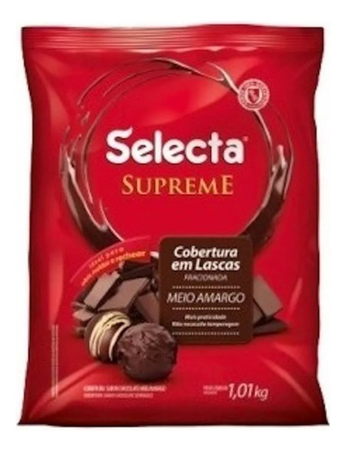 Chocolate Semi Amargo Selecta Supreme En Lascas 1 Kg. Kanata