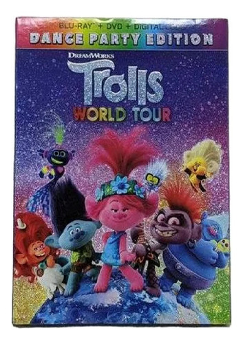 Blu-ray + Dvd Trolls World Tour Dance Party Edition