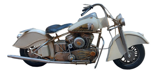 Escultura Metalica Moto Harley Davinson 39x12x18cm