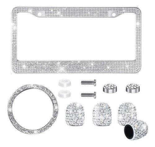 Conjunto De 6 Accesorios De Coche De Cristal Brillante ...