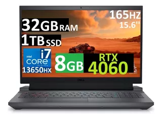 Dell G15 -2023 165hz Ci7-13va 32gb Ddr5, 1tb Ssd Rtx4060 8gb