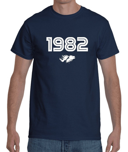 Imagen 1 de 3 de Remera Islas Malvinas Argentinas Homenaje Gris Algodon