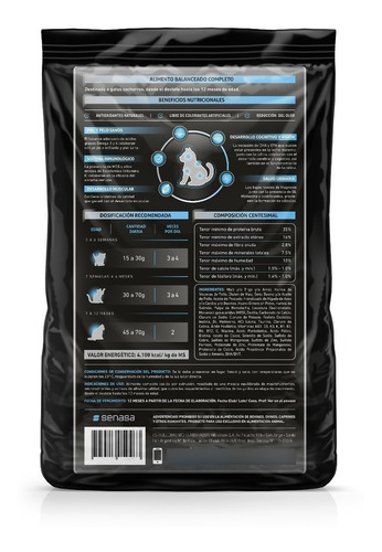 Imagen 2 de 5 de Alimento Premium Catpro Kitten X 2 Bolsas 7,5 Kg